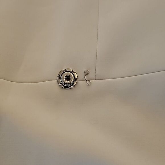 Women's Sleeveless White Mini Tunic Suit Dress Work Classy BCBGMAXAZRIA - Picture 4 of 8